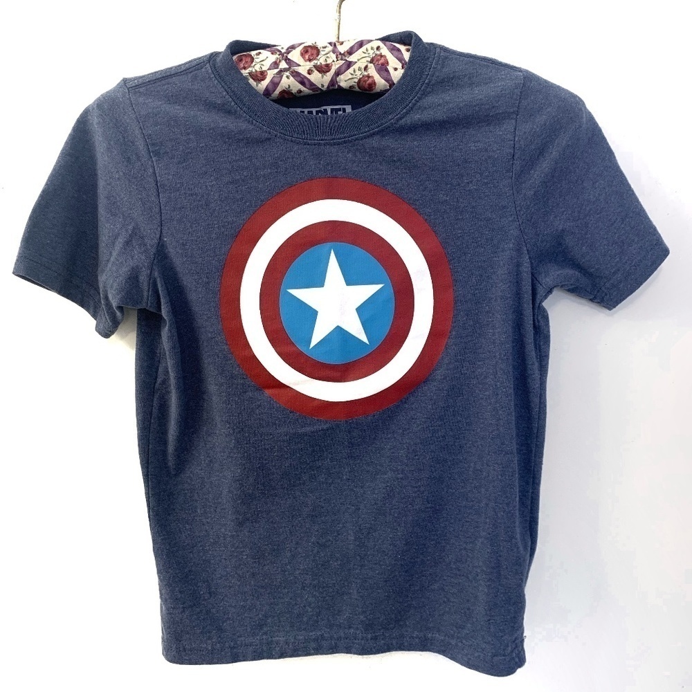 Marvel Captain America Boys Short Sleeved T-shirt